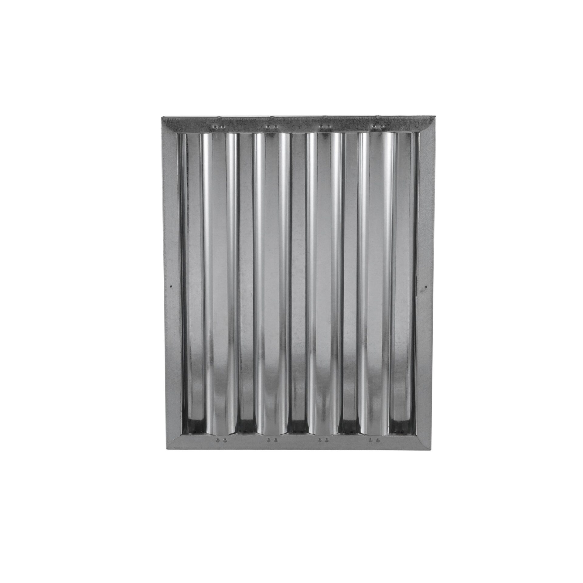 Type VI 20" H x 16" W x 1-3/4" D Galvanized Steel Baffle Grease Filter - Image 3