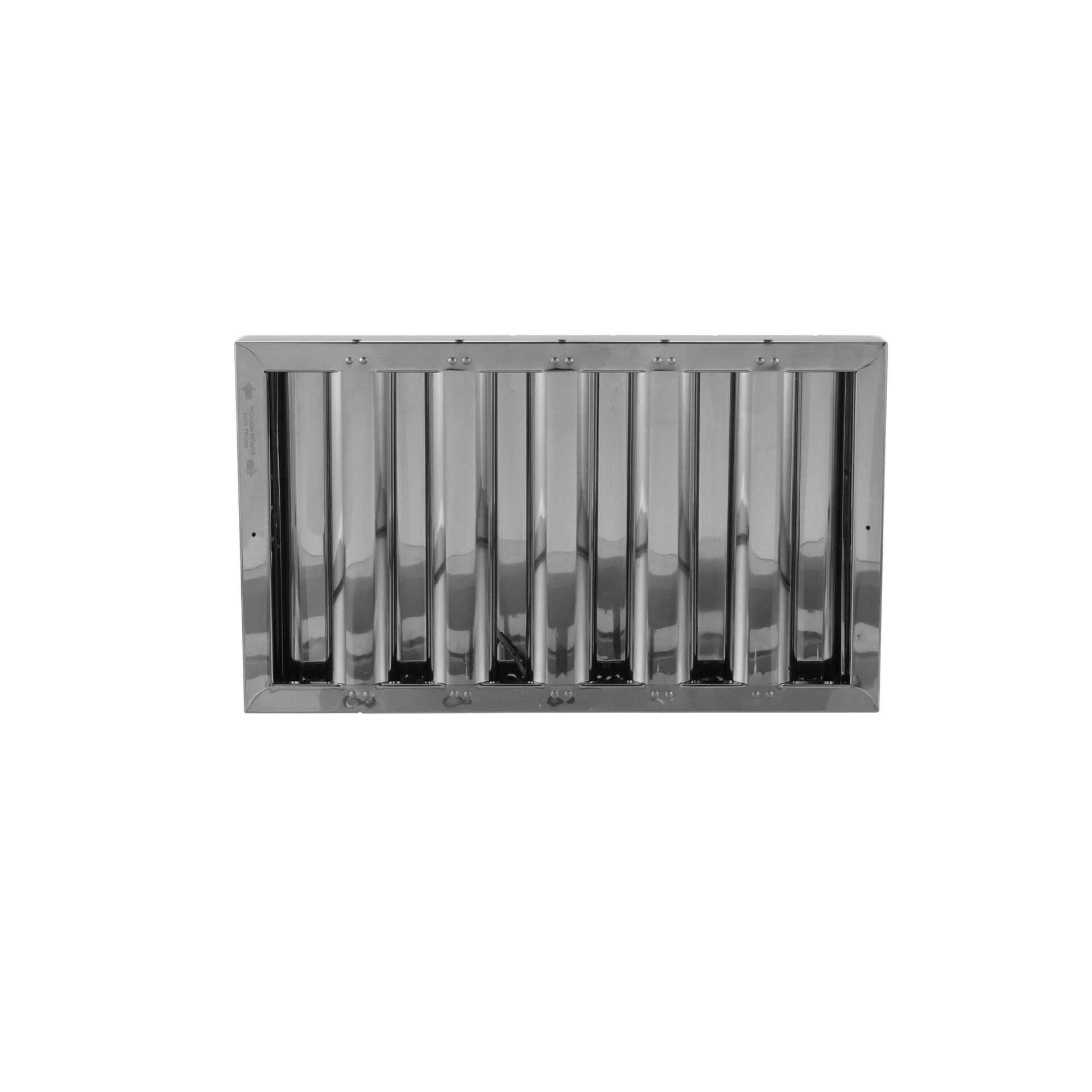 Type VI 12" H x 20" W x 1-3/4" D Stainless Steel Baffle Grease Filter - Image 3