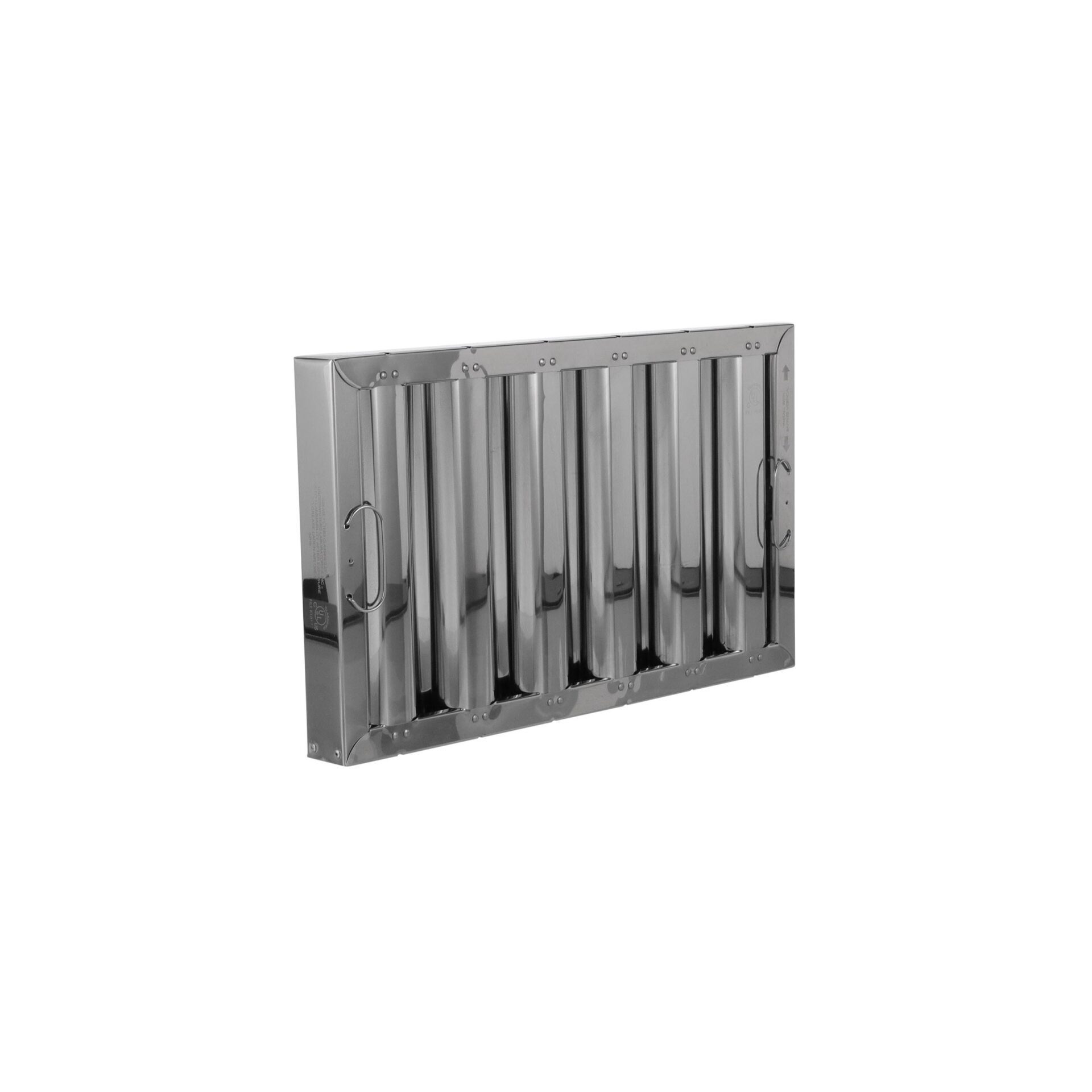 Type VI 12" H x 20" W x 1-3/4" D Stainless Steel Baffle Grease Filter - Image 5