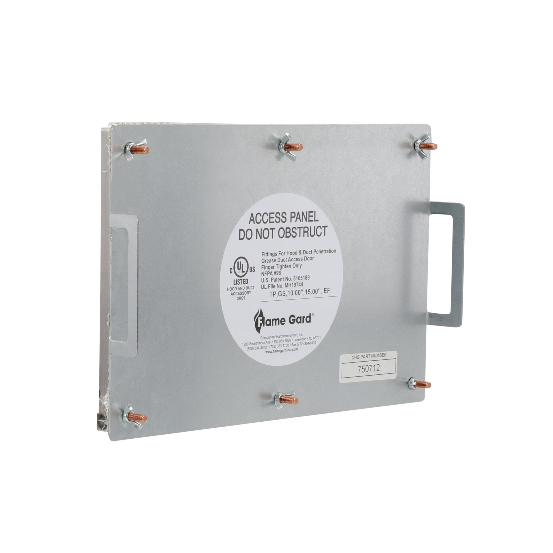 7" x 12" Flat Grease Duct Access Door - Image 6